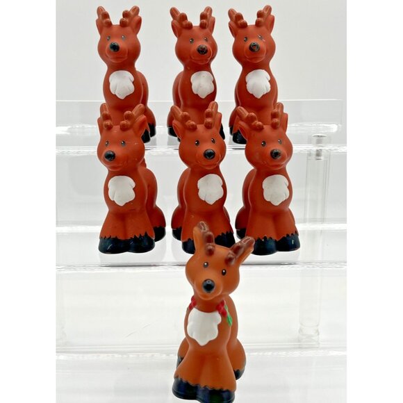 Fisher Price Little People On-The-Go Christmas Santa Claus Elf Reindeer - Picture 11 of 16